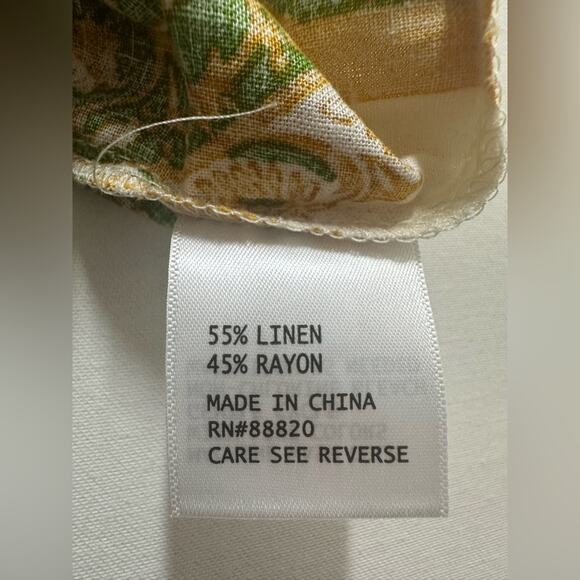 NWT Haute Hippie Linen Blend Short Sleeve and Wide Leg Set Size Large - Picture 13 of 16